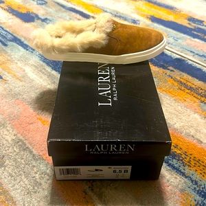 Ralph Lauren Suede Slides